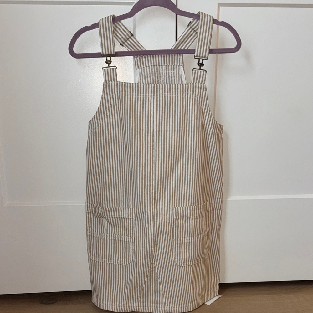 Striped Overalls